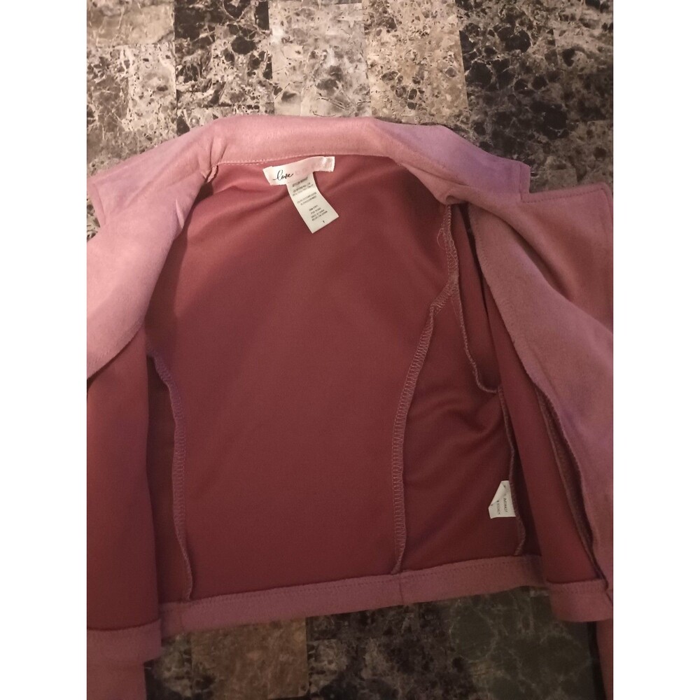 Girls coral Jacket size 7 - Picture 3 of 5
